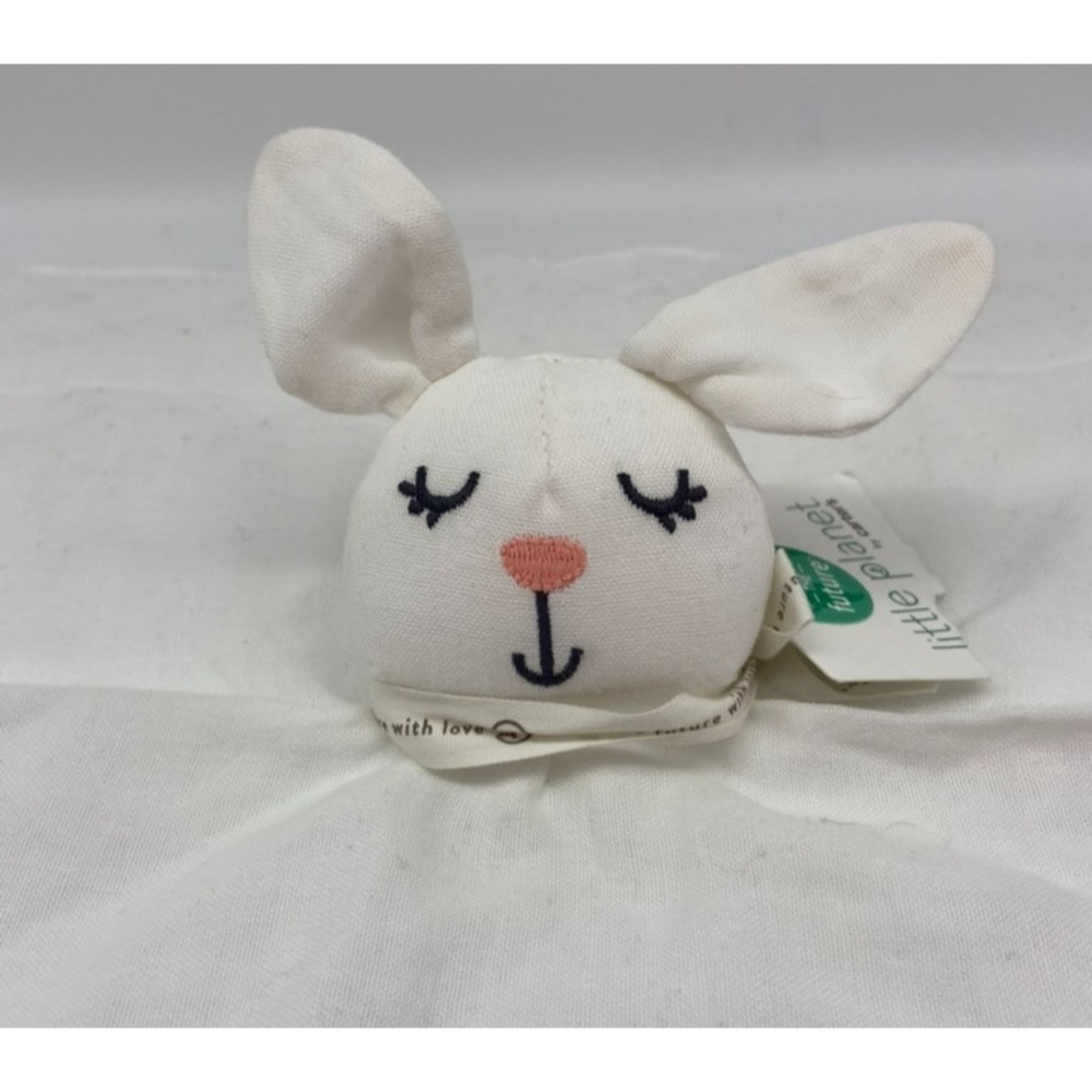 NWT Carter's Little Planet Lovey Baby Organic Cotton Bunny‎ Muslin Plush Blanket